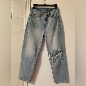 AE Ripped ‘90s Boyfriend Jean Size 2 SHORT
